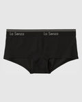 Boyshort Panty in Smoulder Black