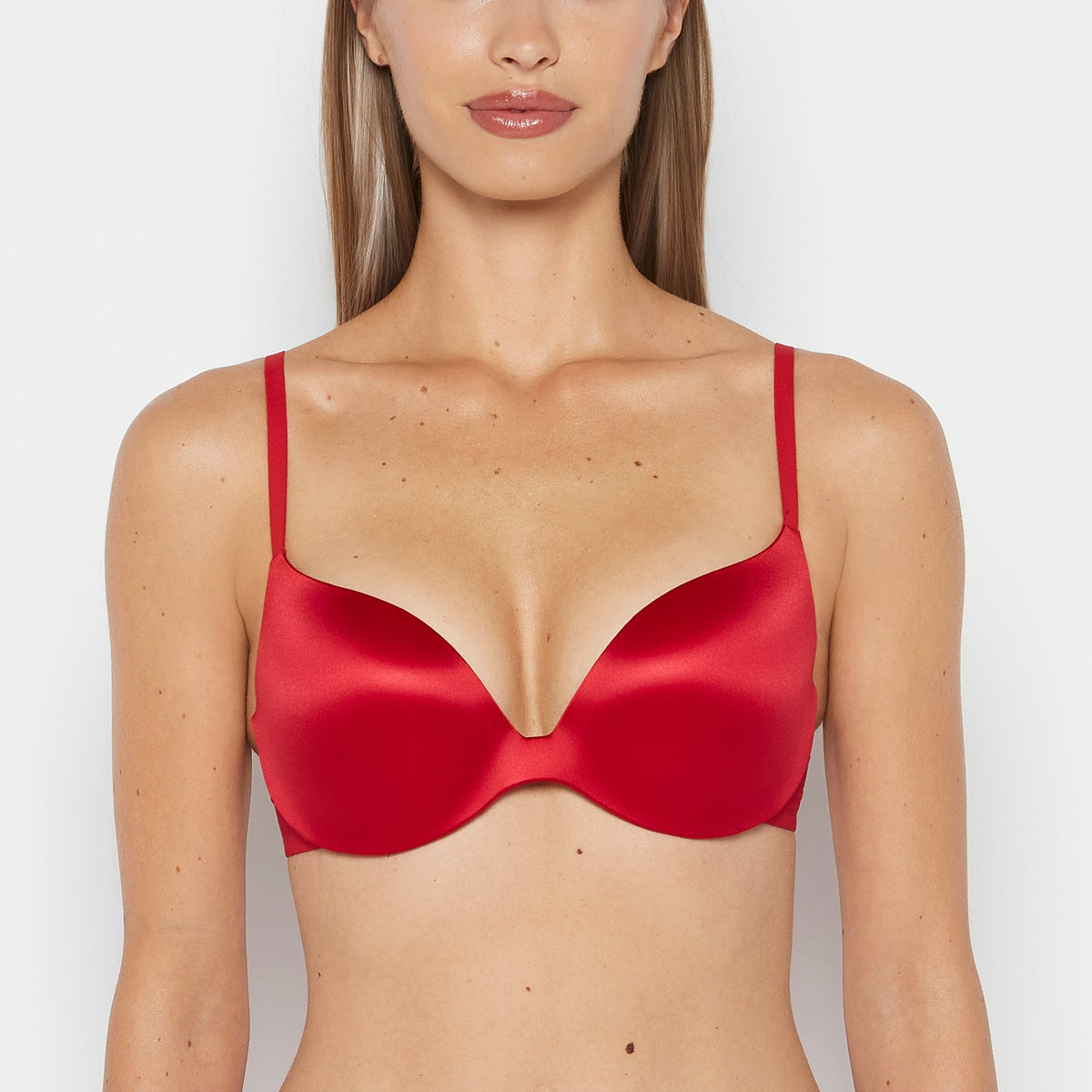 Comfort Push Up Bra in Crimson