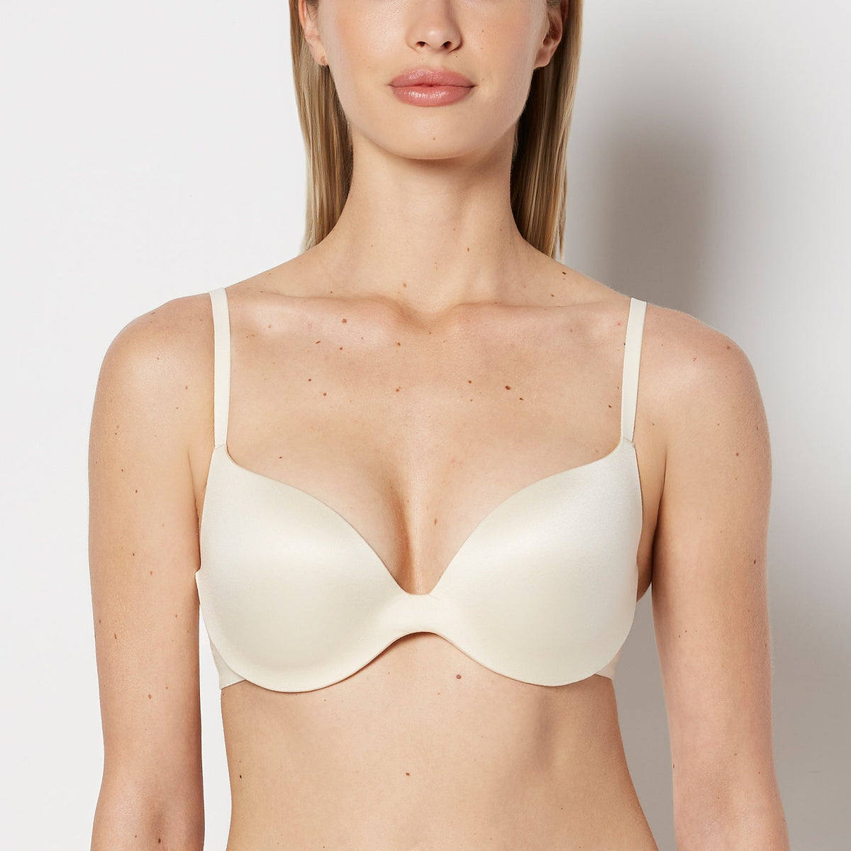 Comfort Push Up Bra in Pearled Ivory