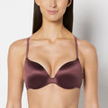Comfort Push Up Bra in Plum Wine