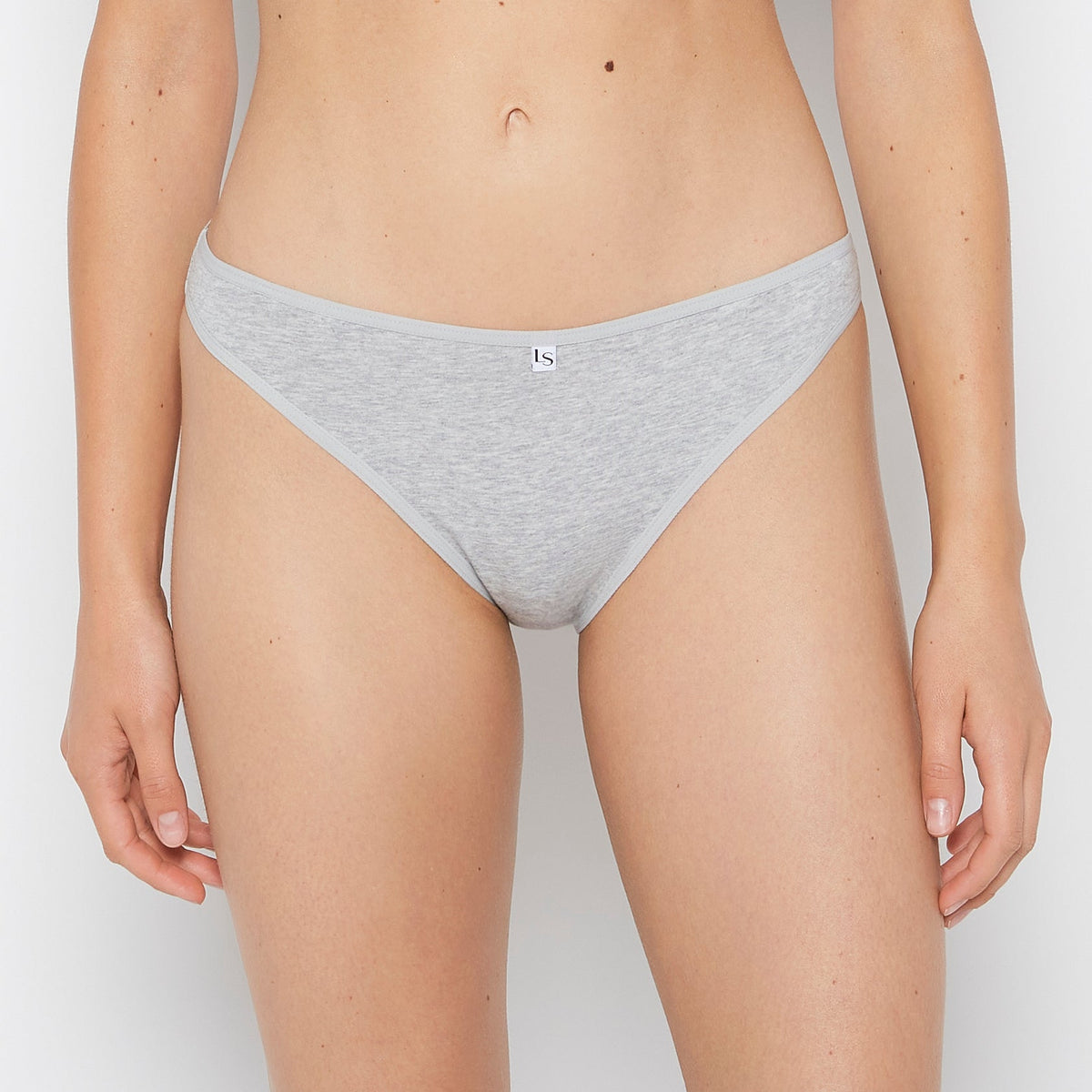 Bikini Panty in Cool Gray Heather