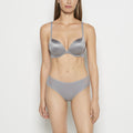 Bikini Panty with Logo in Skyrocket