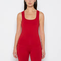 Square Neck Sleep Tank in Crimson